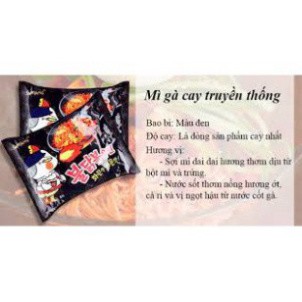 Mì Cay Samyang Hàn Quốc túi 140gr Cấp Độ 3 💝FREE SHIP💝 Mì Cay Hàn Quốc Nhập Khẩu Ăn Vặt Siêu Cay Siêu Ngon