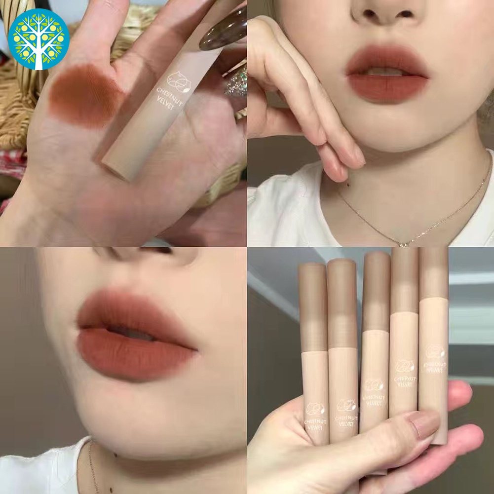 [Hàng mới về] Son môi trang điểm DAIMANPU màu sắc nhung lì quyến rũ lâu trôi phong cách Hàn Quốc