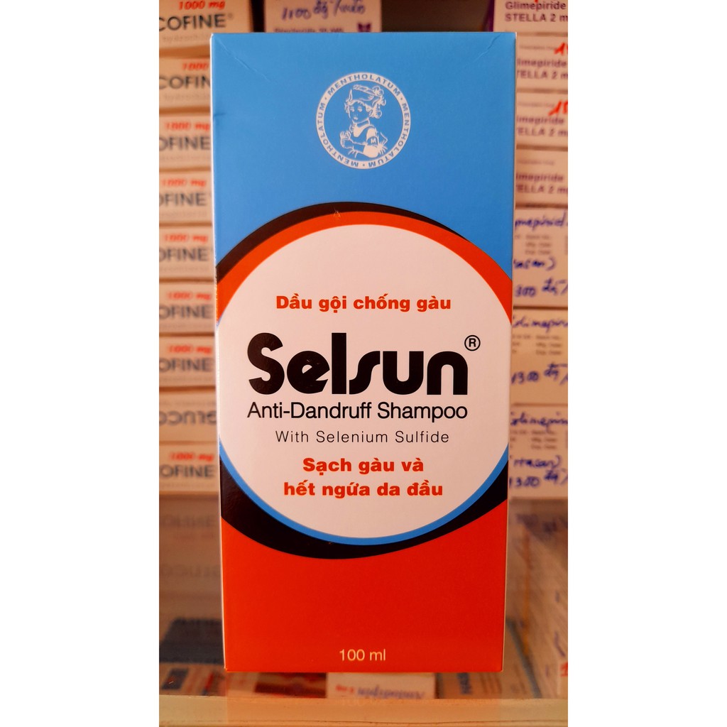 Dầu gội Gàu Selsun chai 100ml.