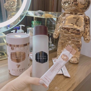 Siro Collagen Sữa Ong Chúa Cheong Royal Jelly hàn quốc hộp 30 gói Tặng kèm 1 bình pha