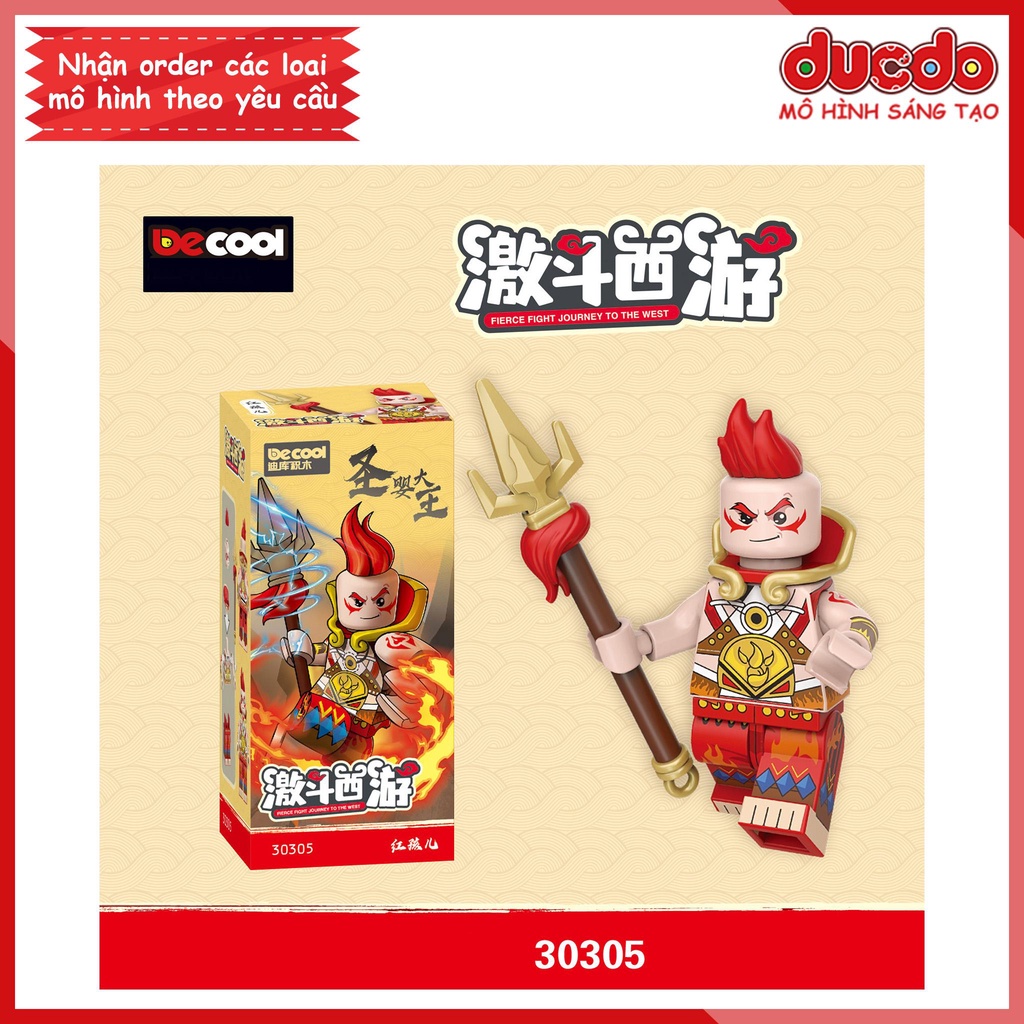 DCOOL 30301 - 30306 Minifigures các nhân vật Tây Du Ký - Đồ chơi Lắp ghép Xếp hình Mô hình Mini Tôn Ngộ Không