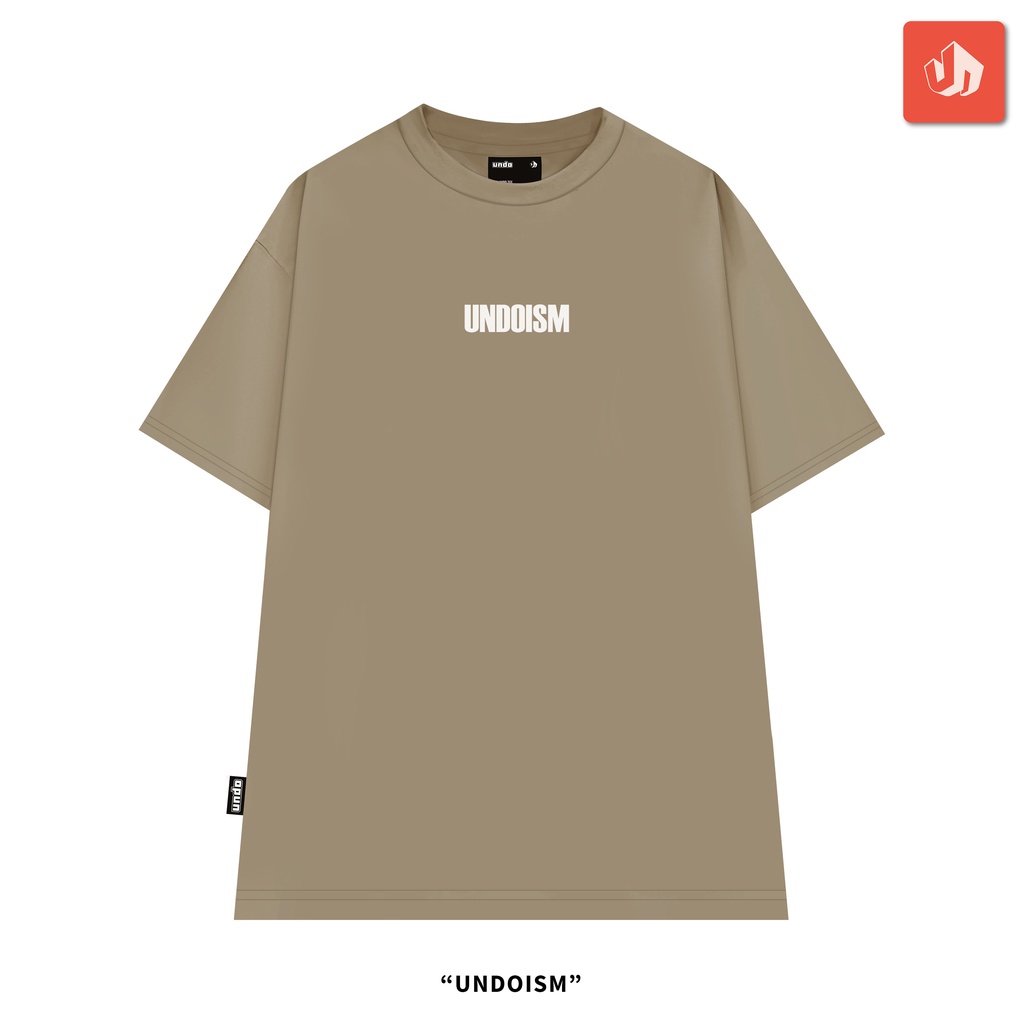 Áo Thun Unisex Undo Undoism Màu Cafe 100% Cotton - Local Brand Chính Hãng