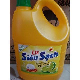 Bình rửa chén Lix 4kg hương chanh