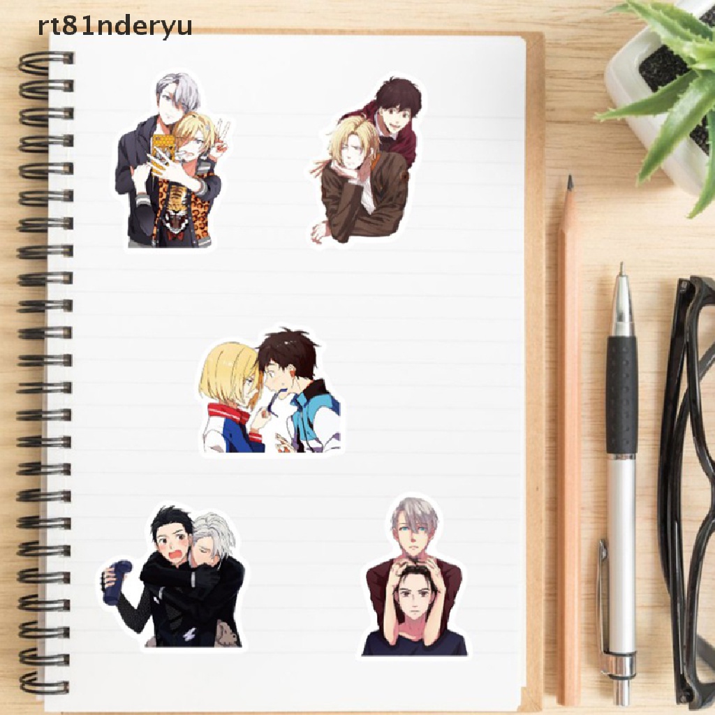 Set 50 Sticker Anime BL; yaoi rt81nderyu Nhật Bản Dán Ba Lô Laptop Ván Trượt Đồ Chơi VN