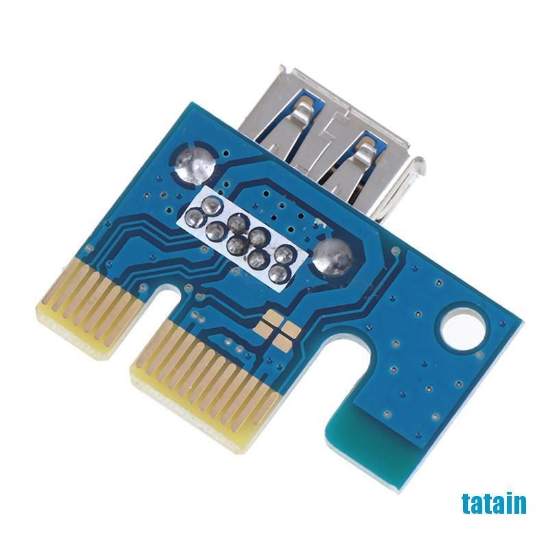 [TA] USB 3.0 PCI-E 1X to 16X Extension Cable Mining PCI-E Extended Line Card Adapter  WK