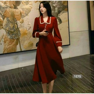 Đầm tiểu thư xinh đẹp, chất kate lụa A124