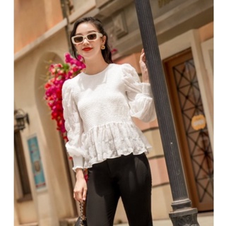 OLV - Áo Seashell Shirring Top