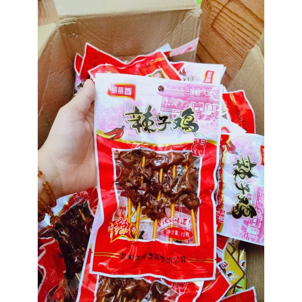 Xiên gà cay ăn liền Trung hoa thượng hạng