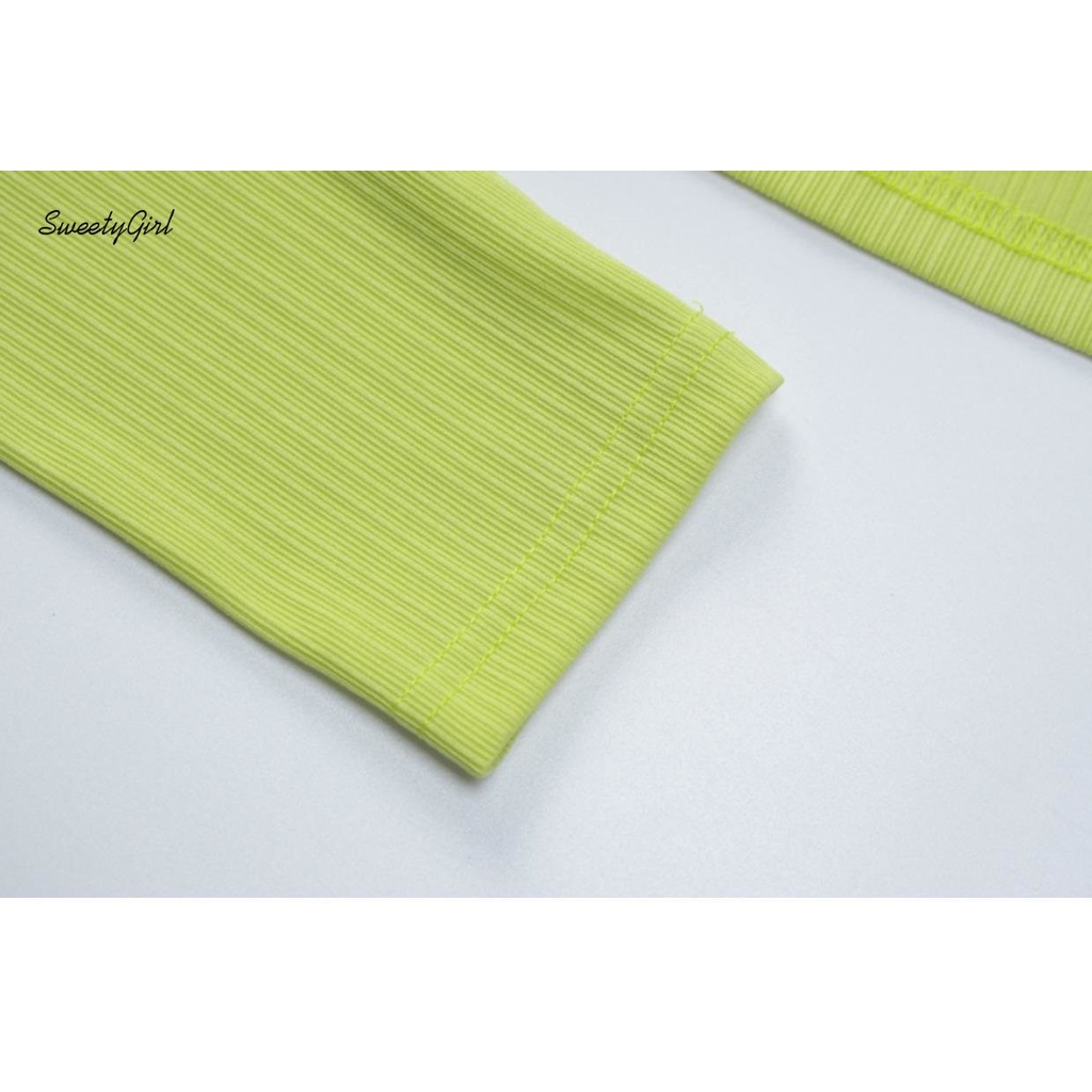 Áo Thun Crop Top Tay Dài Cổ Chữ V Màu Trơn Dáng Ôm Thời Trang 2022 Dành Cho Bạn Nữ