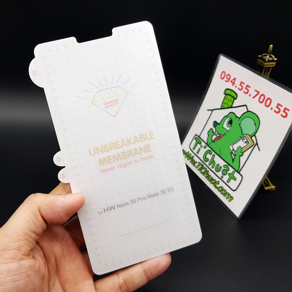 [Mặt Trước] Dán CL Dẻo PPF Huawei Mate 30 PRO/ Mate 30 RS Cường Lực Chống Vân Tay