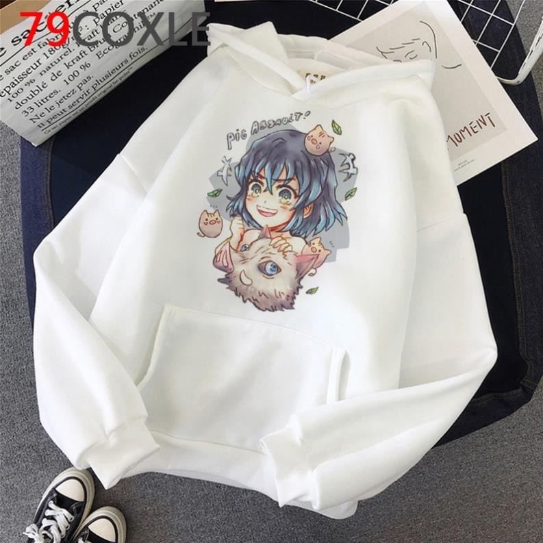 Áo Hoodie Họa Tiết Hoạt Hình Tanjiro Kamado Kimetsu No Yaiba Phong Cách Nhật Bản Thời Trang Mùa Đông Cho Nam