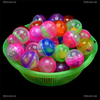 {LUV} 10pcs 45mm plastic balls capsules toys with different small toys vending machine{CC}