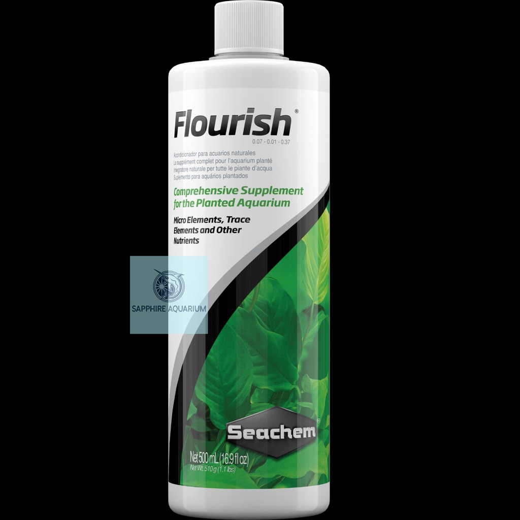 Phân nước thủy sinh Seachem Flourish 500ml (Nguyên Tem - Chính Hãng)
