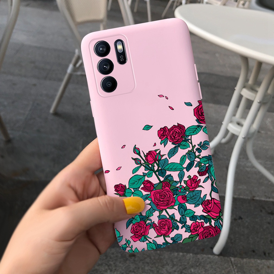 Ốp Điện Thoại Silicon Mềm Màu Kẹo Thạch Cho OPPO Reno6 Z 5G CPH2237 Reno6 Z 6Z Reno6Z 5G