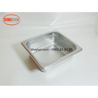 KHAY INOX ĐỰNG THẠCH TOPPING 1/6-65MM (KHÔNG NẮP)