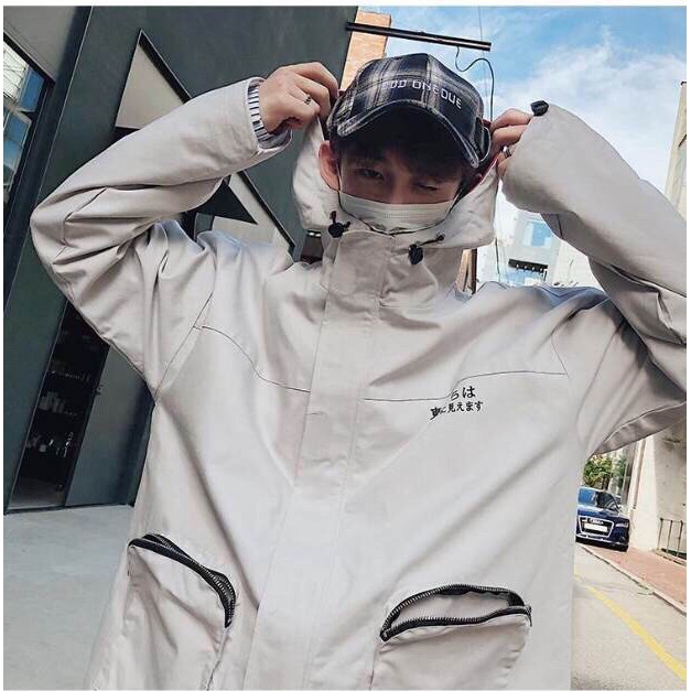 Áo Khoác Kaki In Basic 2 Màu ( có form rộng XL ) | BigBuy360 - bigbuy360.vn