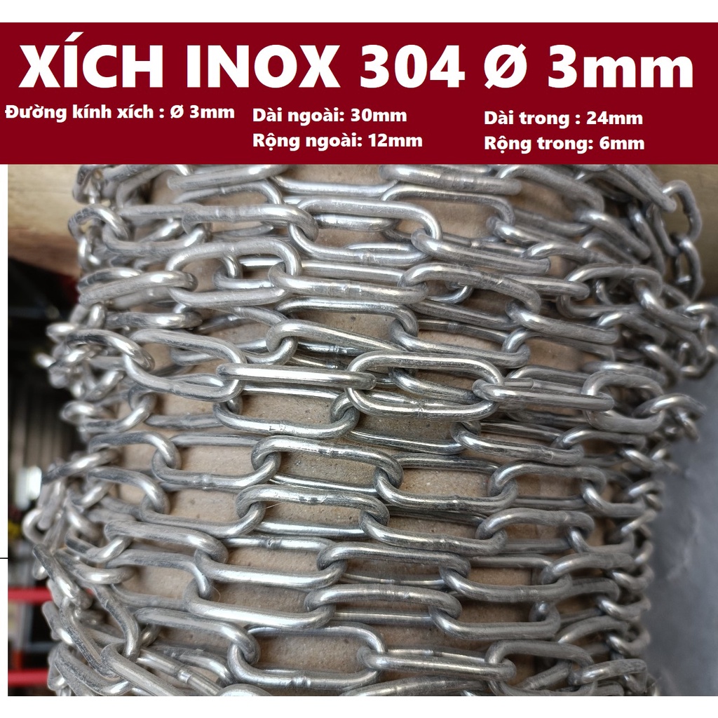 Dây xích INOX 304
