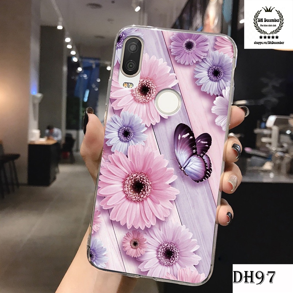 Ốp lưng Vsmart ACTIVE 3 in hình hoa tinh tế , mới mẻ DH DECEMBER