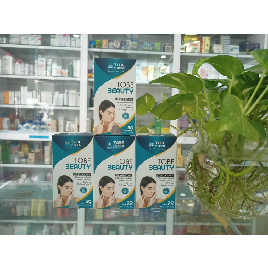 - TOBE BEAUTY H30v - viên uống hỗ trợ làm đẹp da, mờ vết nám, giúp da sáng mịn, chống oxy hoá, lão hoá da