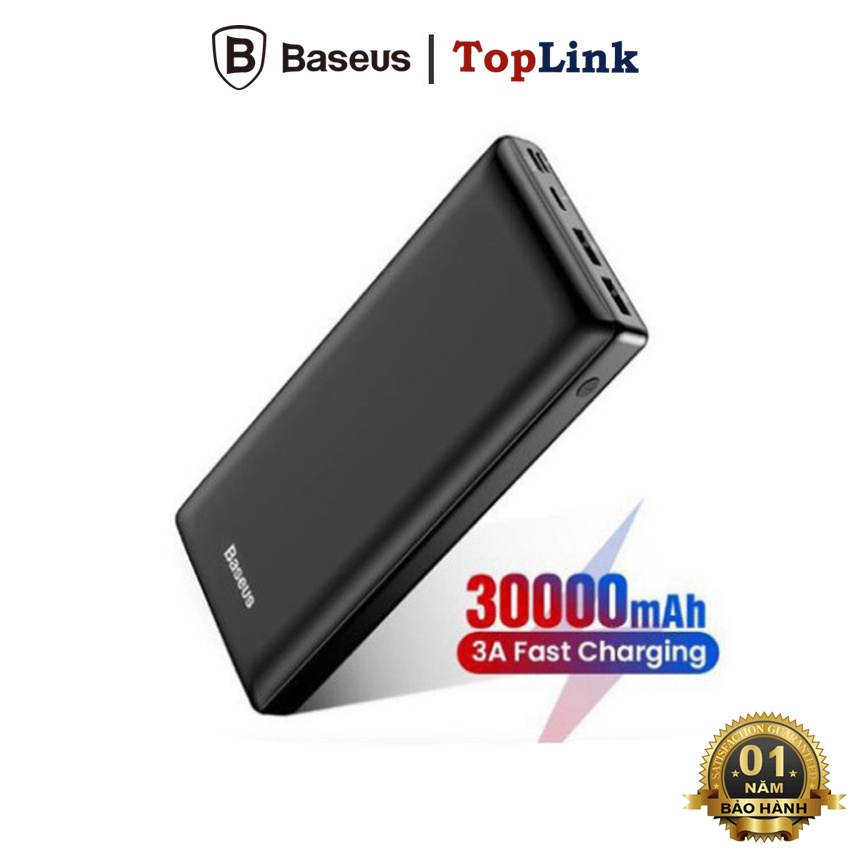 [CHÍNH HÃNG] Pin Sạc Dự Phòng Baseus X30 - Q PD Fast Charge 30000 Mah Cho Smartphone/ Tablet/ Macbook