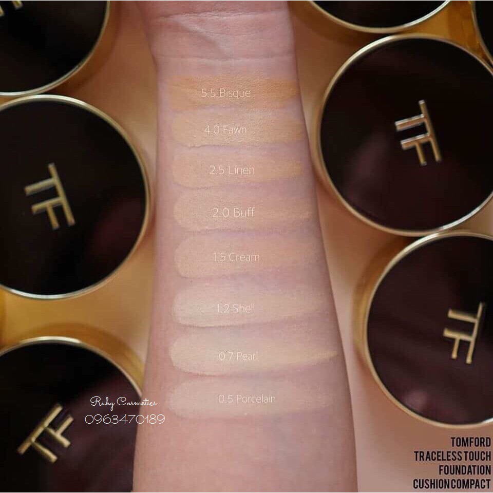 Phấn Nước / Cushion Tom Ford Traceless Touch Foundation Case Satin - Matte Cushion SPF 45 /PA++++ 2018 | BigBuy360 - bigbuy360.vn