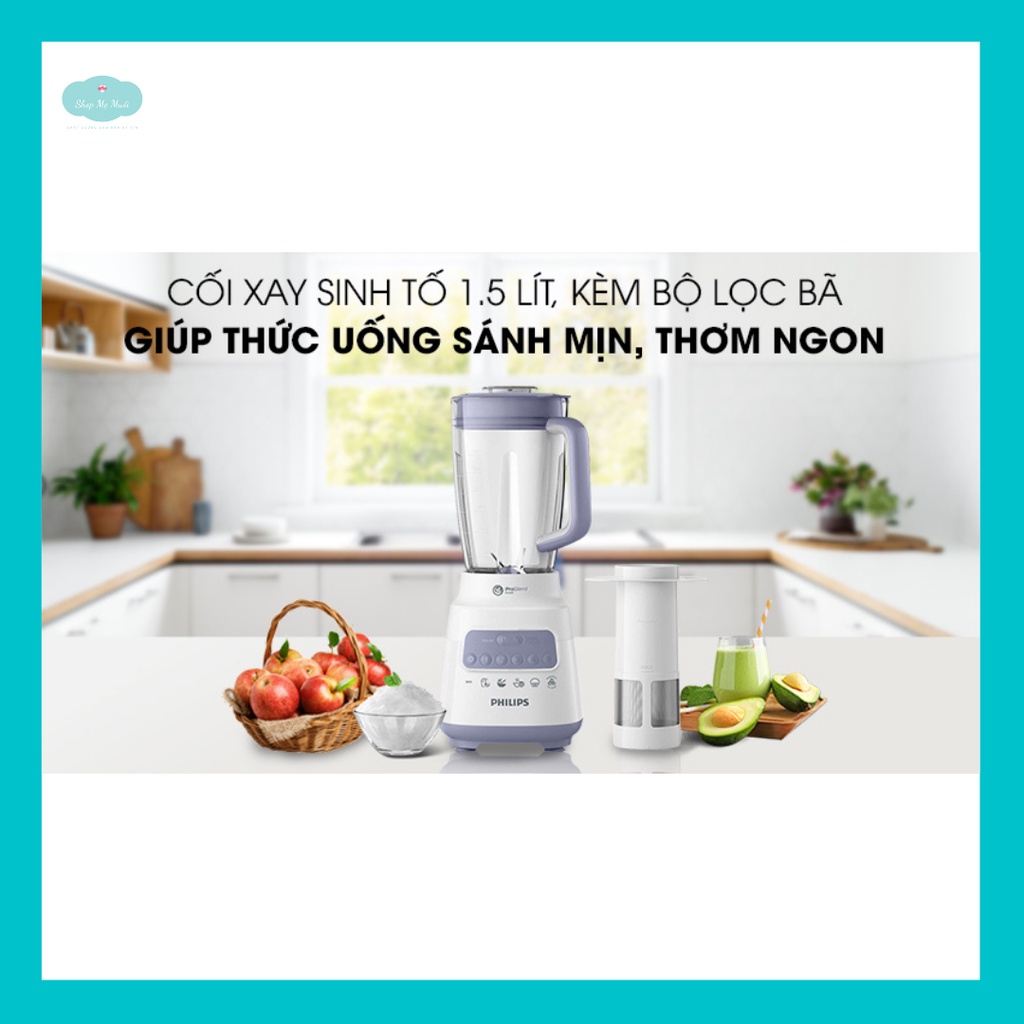 Máy xay sinh tố Philips HR2223 - 3 cối - 700W