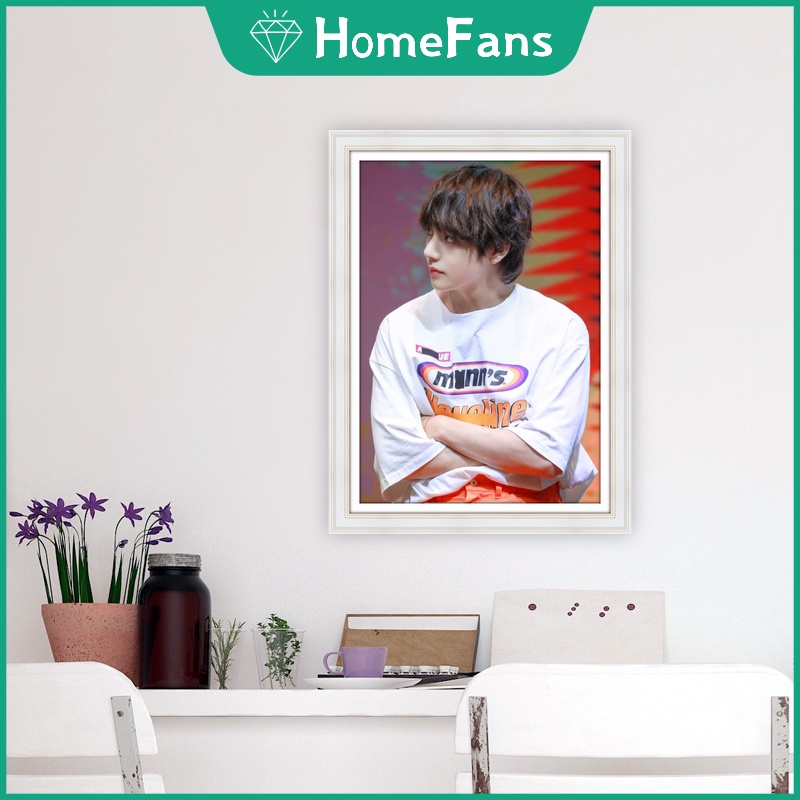 Bộ tranh đính đá 5d họa tiết cậu bé dễ thương độc đáo trang trí nhà cửa