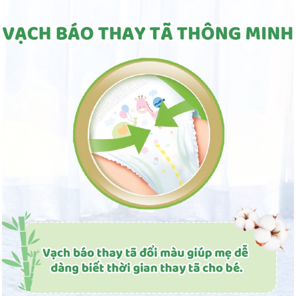 Tã/bỉm quần Molfix Thiên nhiên Jumbo XXXL (20kg-35kg) - Gói 24+6 miếng