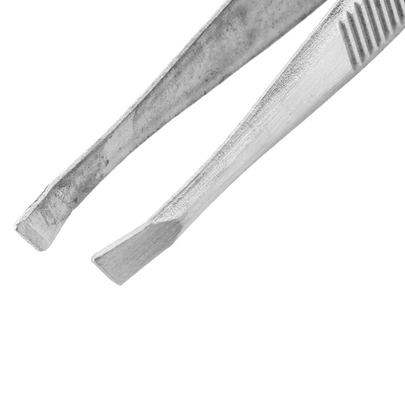 Nhíp nhổ lông mày đầu nhọn bằng thép carbon dài 9cm màu sắc