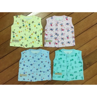 Áo gile cotton cho bé size 3-12kg