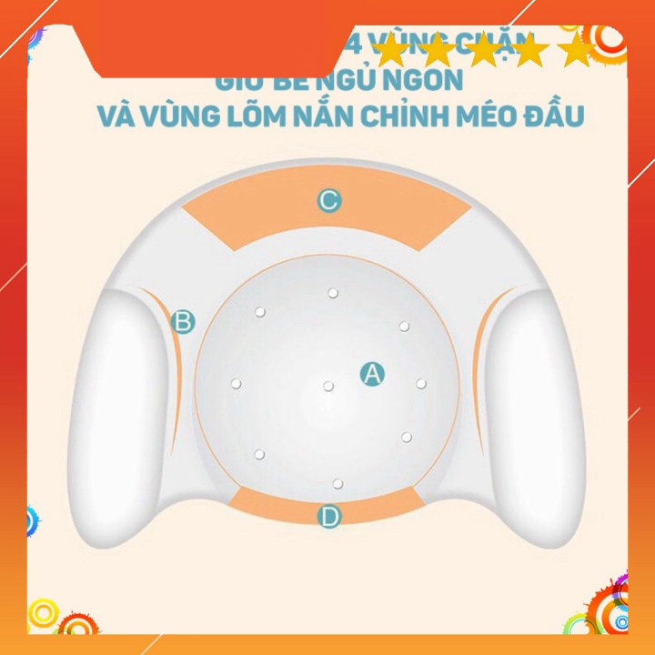 Gối Cao Su Non Babymoov Chống Méo Đầu Cho Bé