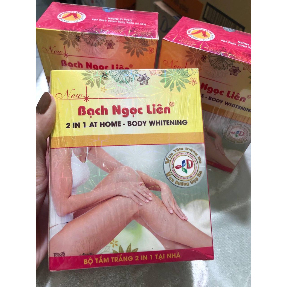 Bộ Tắm trắng 2in1 Bạch Ngọc Liên(tặng kèm hủ body)