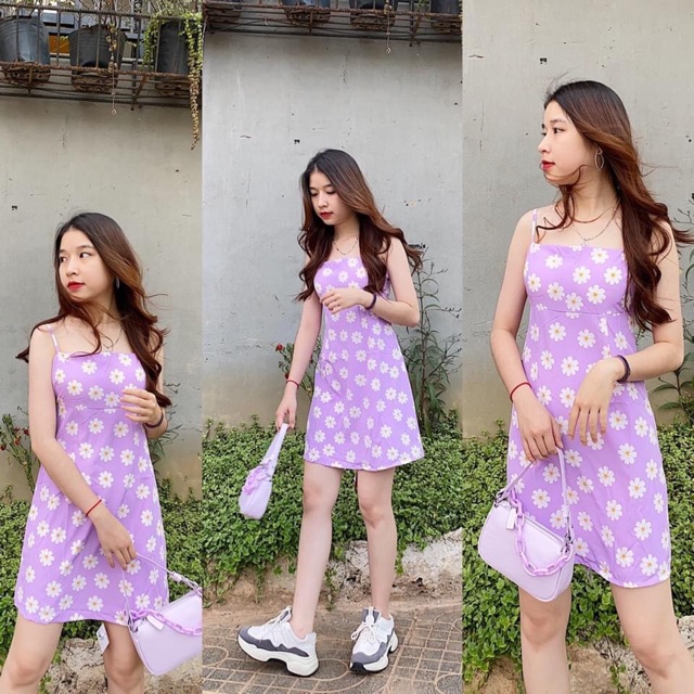 ĐẦM HAI DÂY HOA CÚC