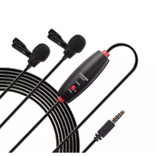 Micro Lavalier Cài Áo Có Dây, Thu Âm Đa Hướng Cho Smartphone, Máy Ảnh, Máy Quay, PC (6m) Lensgo LYM-DM1