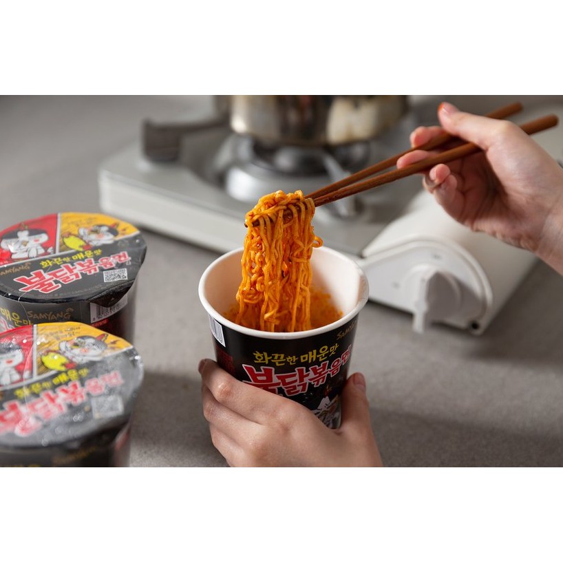 [SAMYANG] MỲ GÀ XÀO CAY CỐC 70G - [삼양] 불닭볶음면 70G