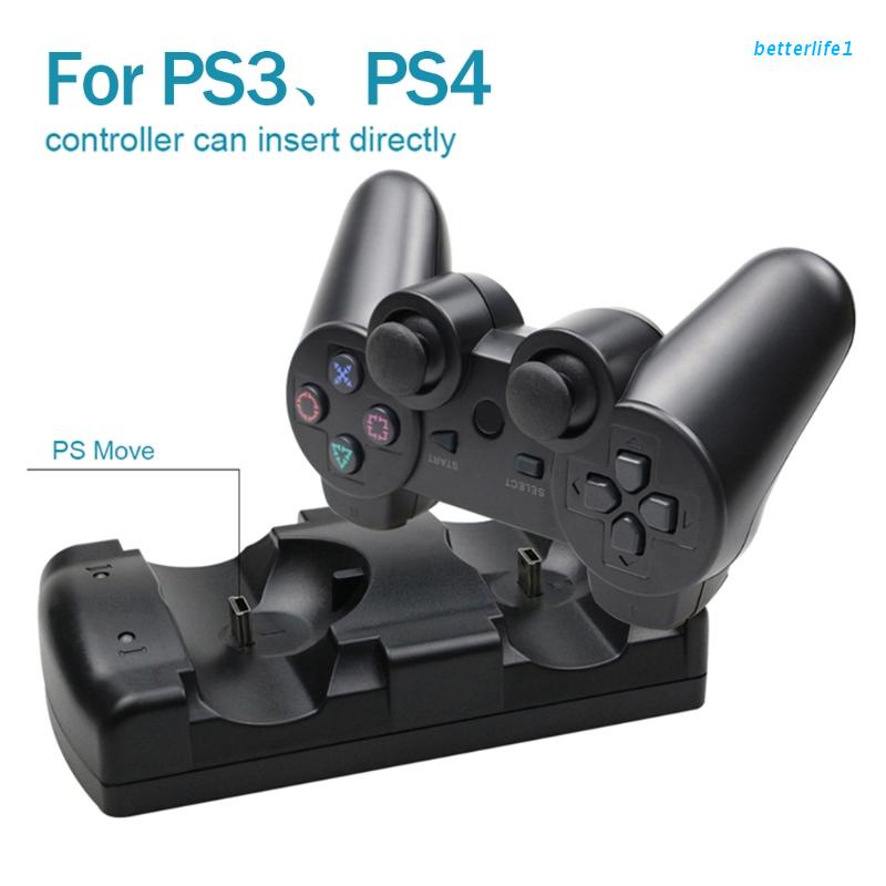 Đế Sạc Đứng 3 Trong 1 Có Đèn Chỉ Báo Cho Ps4 / Ps3 / Ps3