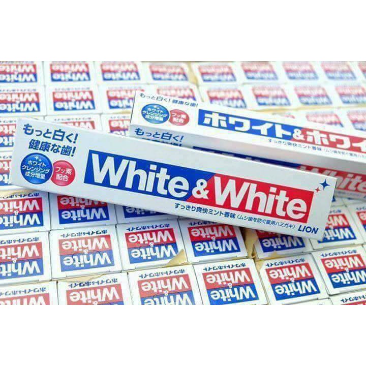 Kem Đánh Răng White & White Lion 150g - Nhật