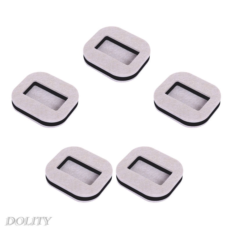 Set 5 miếng lót chân bánh xe ghế xoay/ chân giường/ đồ nội thất giúp bảo vệ sàn nhà khỏi trầy xước