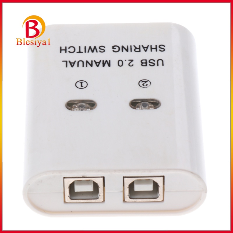 [BLESIYA1] USB Manual Sharing Switch, 2 Ports HUB KVM  Swtiches For PC Scanner Printer