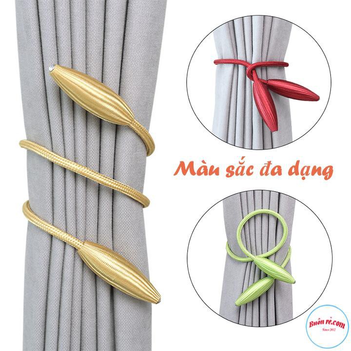 Sỉ 10 đôi dây đai buộc rèm cửa hình búp hoa Đính Đá Bằng Hợp Kim (hàng Cao Cấp Có Hộp) -Buôn rẻ -00922