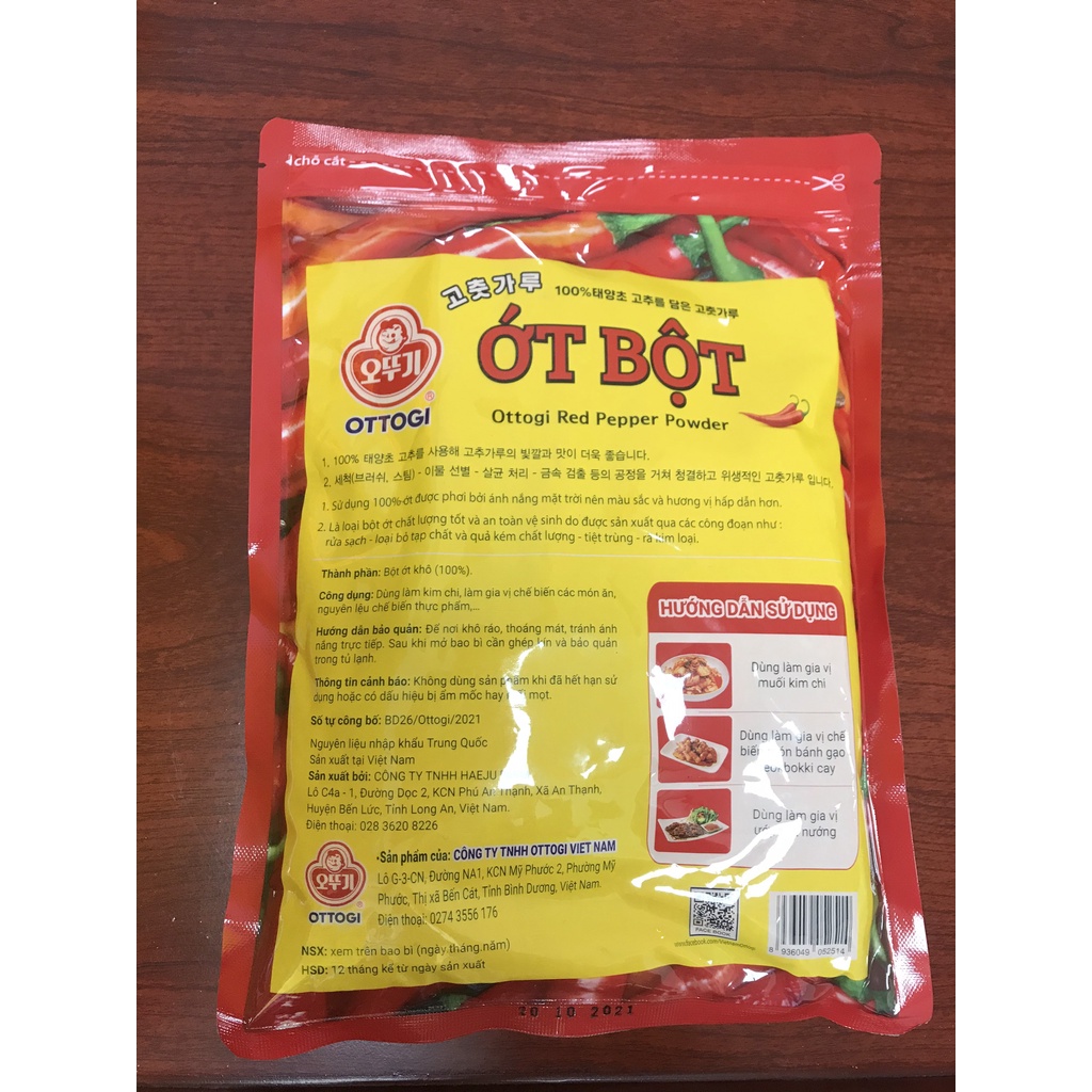 Ớt bột Ottogi Gói 500g