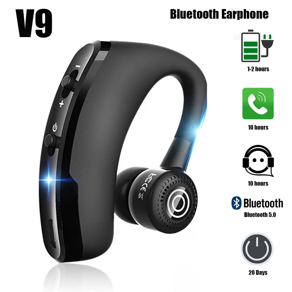 Mới Tai Nghe bluetooth v9 Phong Cách Thể Thao 4.0 Kèm Phụ Kiện
