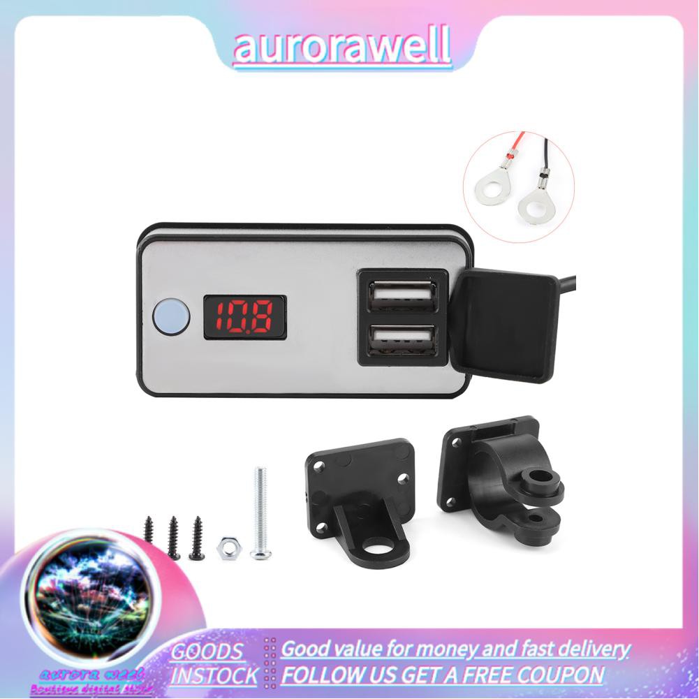 Bộ cắm sạc điện thoại USB 12V đa năng tiện lợi cho xe máy