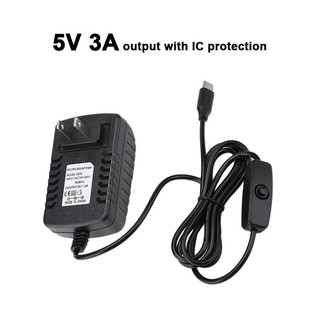 Bộ Sạc Usb Loại C 5v3a Cho Raspberry Pi 4/4b