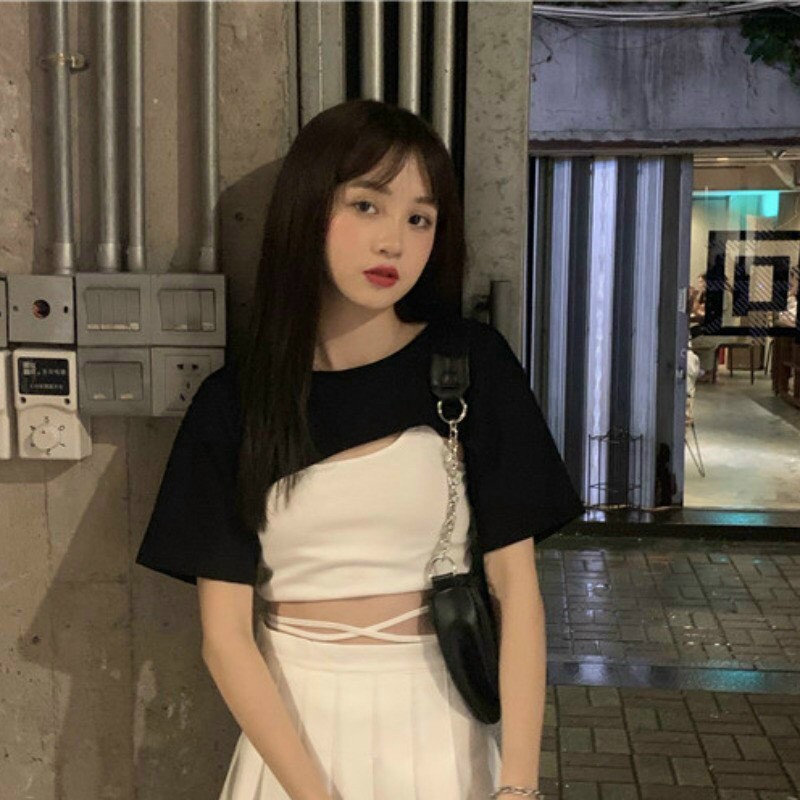 set áo dây dài kiểu buộc dây eo siêu xinh hot hit