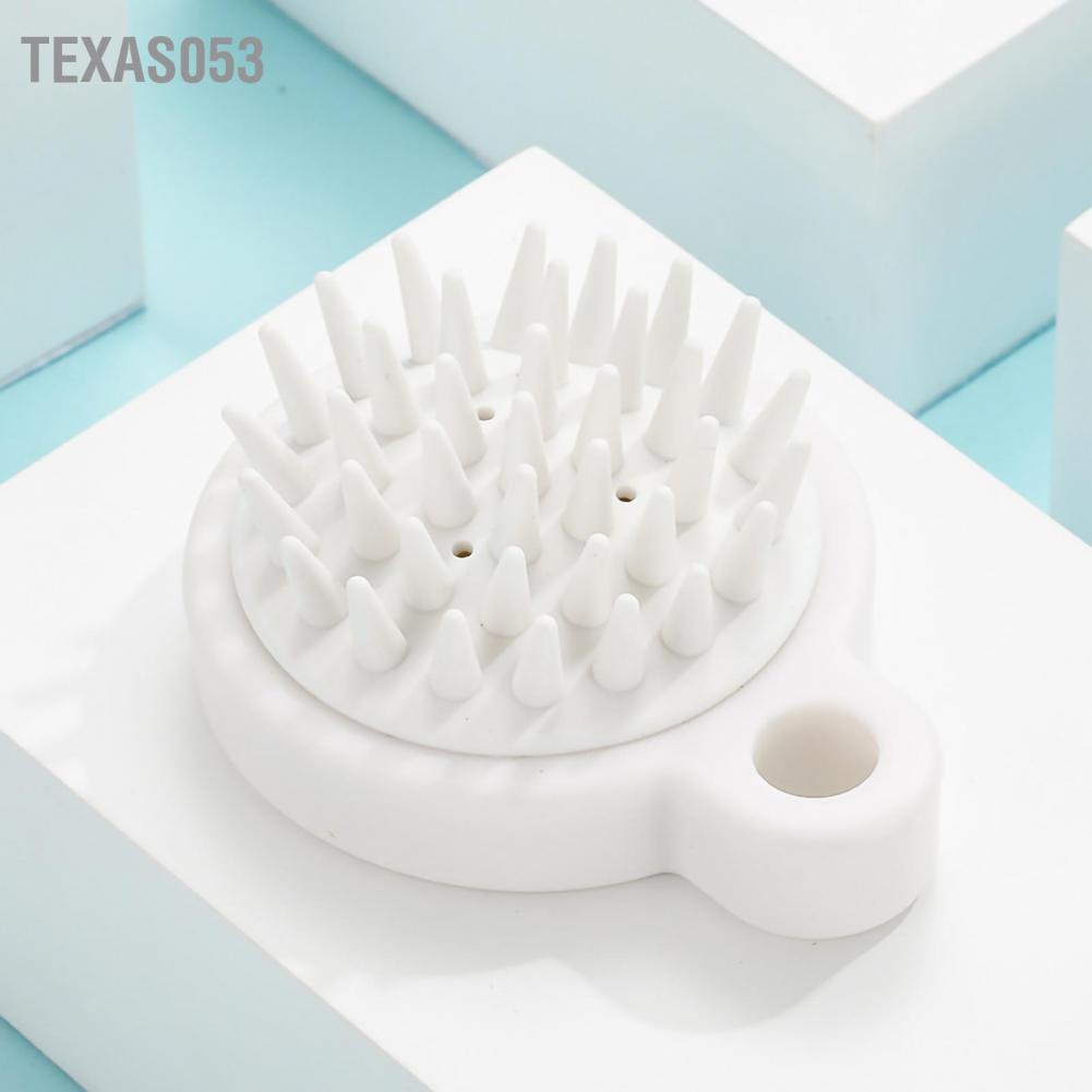 [Hàng mới về] Bàn chải gội mát xa da đầu silicon mềm bảo vệ tóc và giúp thư giãn da đầu