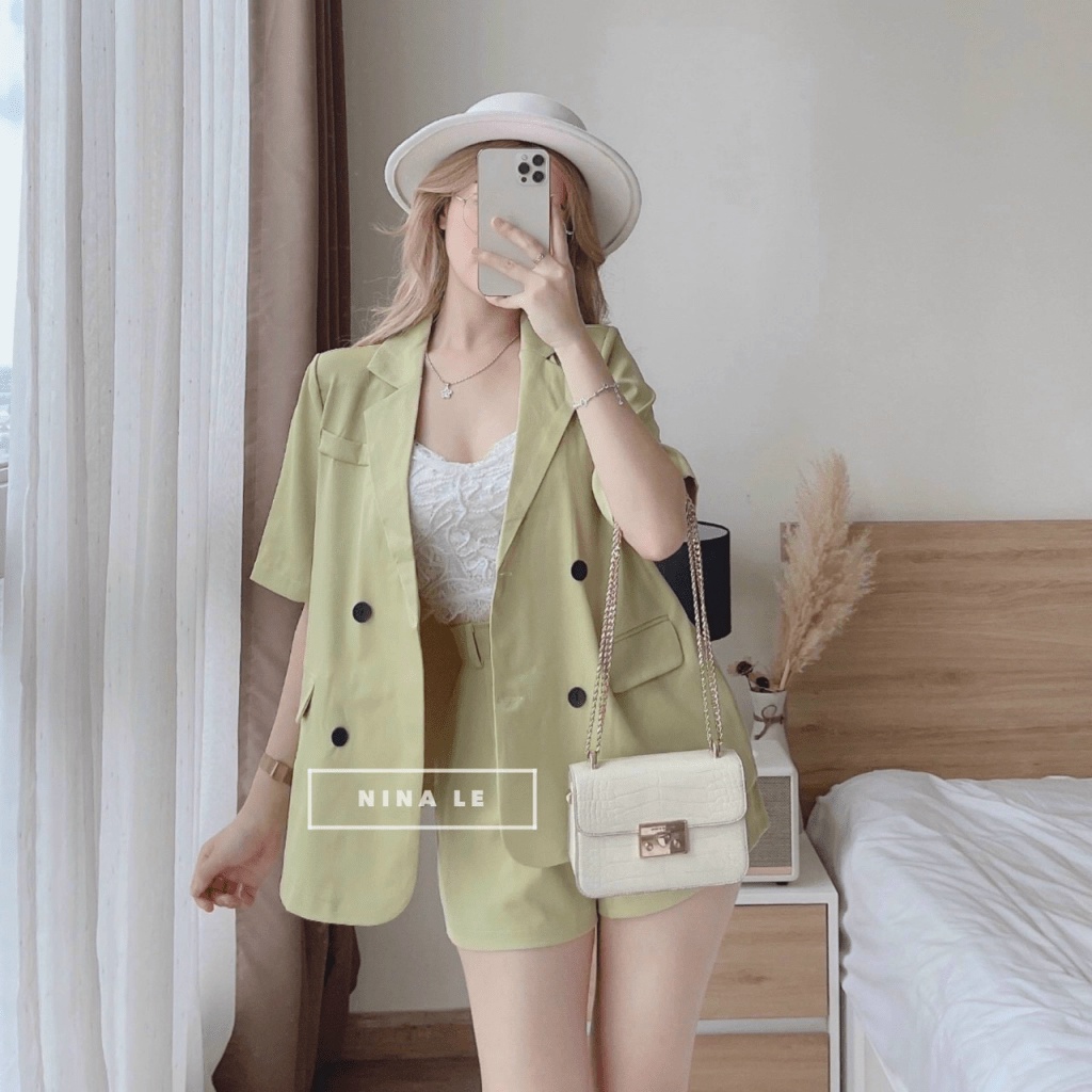 SET BỘ ĐỒ NỮ, MẶC ĐI CHƠI/ DỰ TIỆC, VẢI CAO CẤP MÁT MỊN, PHONG CÁCH HÀN QUỐC UP shop valentina