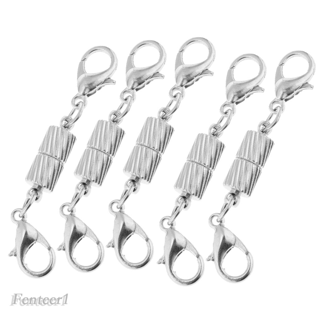 (Hàng Mới Về) Set 5 Dây Chuyền Nam Châm Dạng Ống Chắc Chắn 5mm