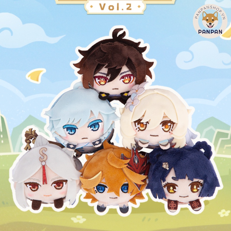 Móc nhồi bông Genshin Impact Mochi Kororin Vol.1&2 - Loại 8cm