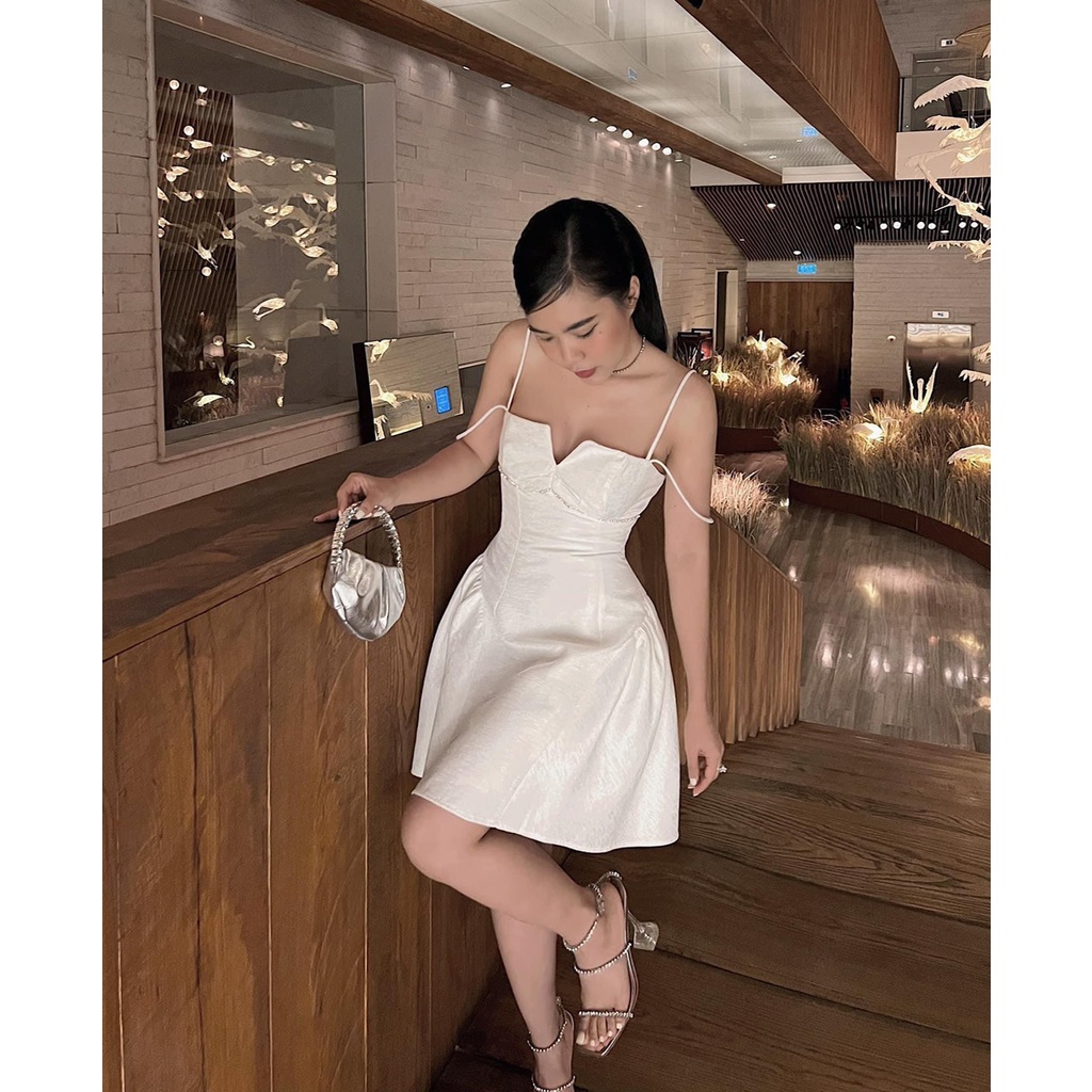 ĐẦM 2 DÂY ĐÍNH ĐÁ CÚP NGỰC